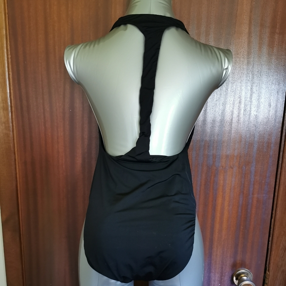 The Bikini Lab Black Racer Back 1pc Swimsuit Xs - Picture 3 of 8